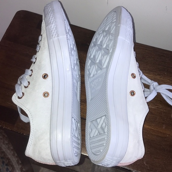 SALE New 7.5 Chuck Taylor converse suede all stars blue - Picture 5 of 8